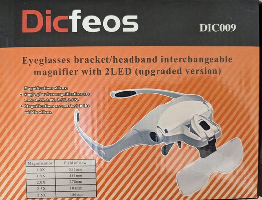 Dicfeos Magnifying Glasses package image