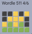 wordle grid 511