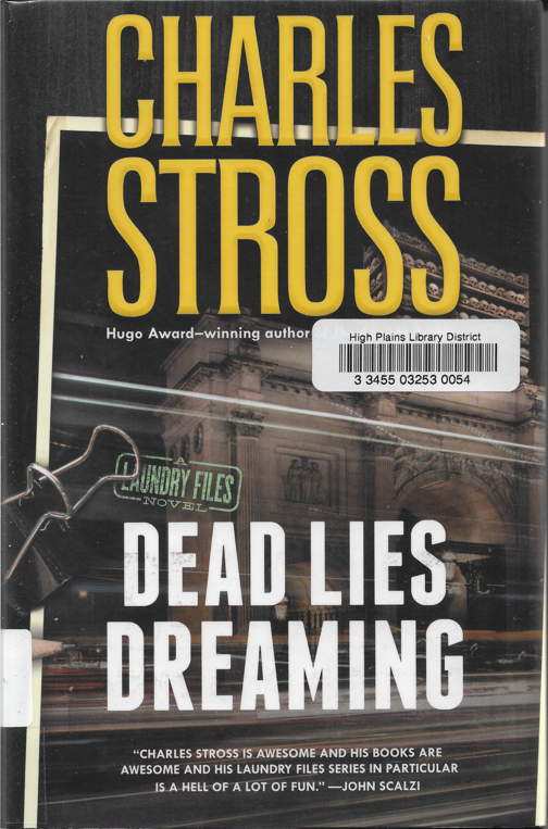 Cover of library copy of Dead Lies Dreaming