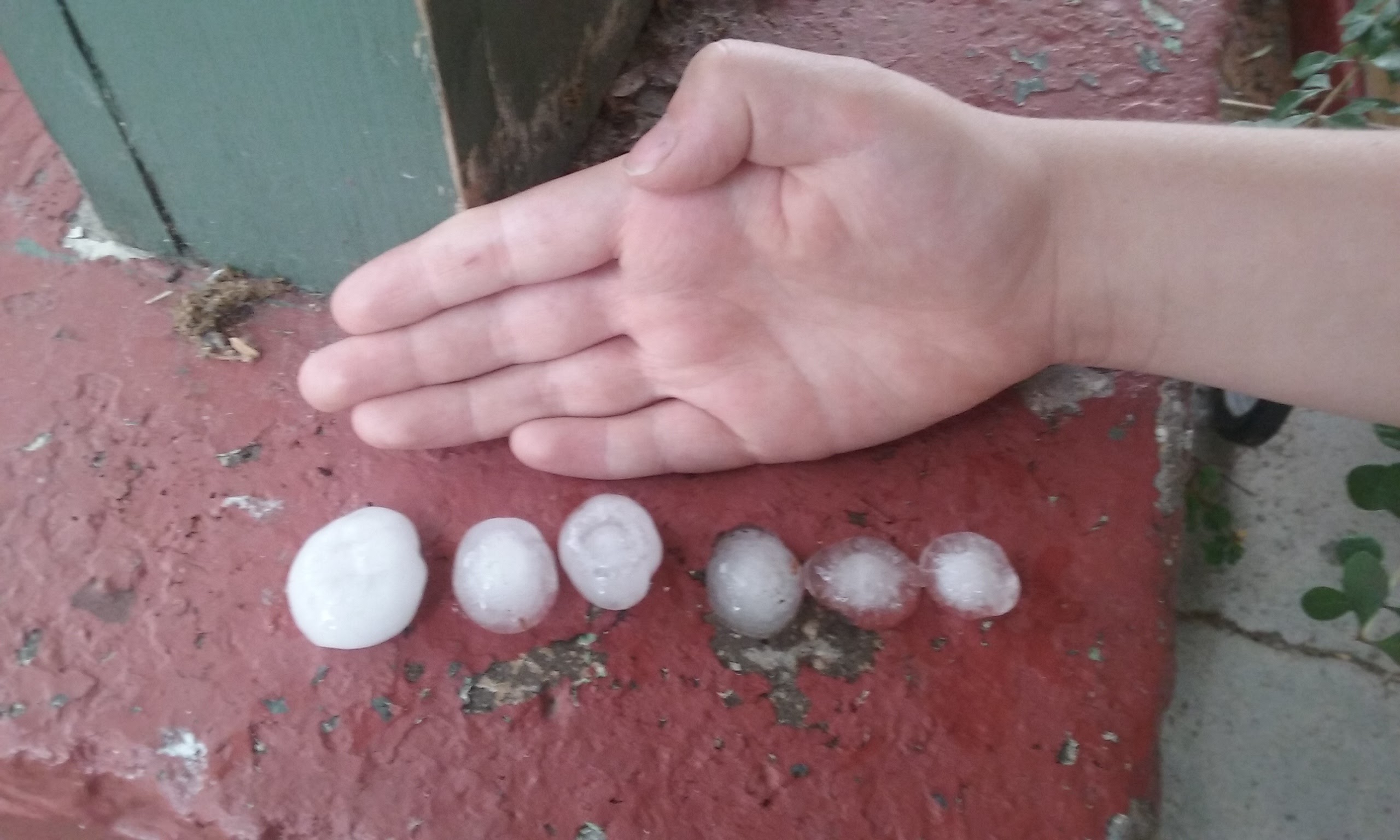 Hailstones, Denver, CO