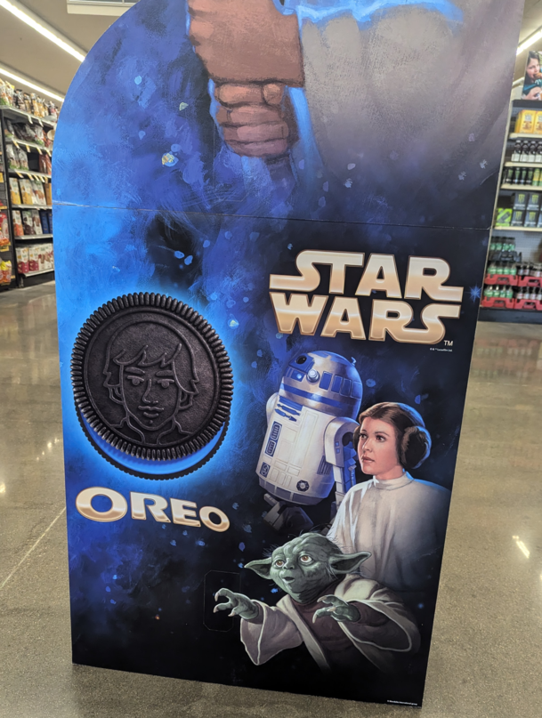 Light Side of The Force oreo display