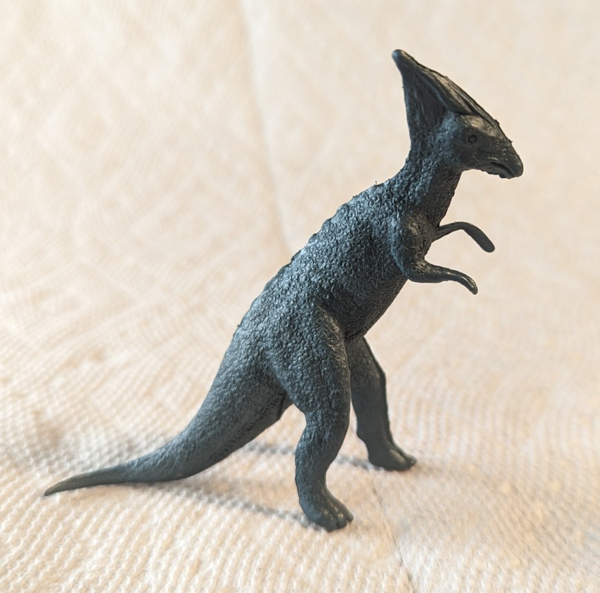 Marx plastic parasaurolophus